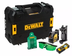 DeWALT DW0887100-1 Kruislijnlaser set incl. afstandsmeter in koffer - Groen - 2x 15m - IP40