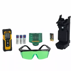 DeWALT DW0887100-1 Kruislijnlaser set incl. afstandsmeter in koffer - Groen - 2x 15m - IP40