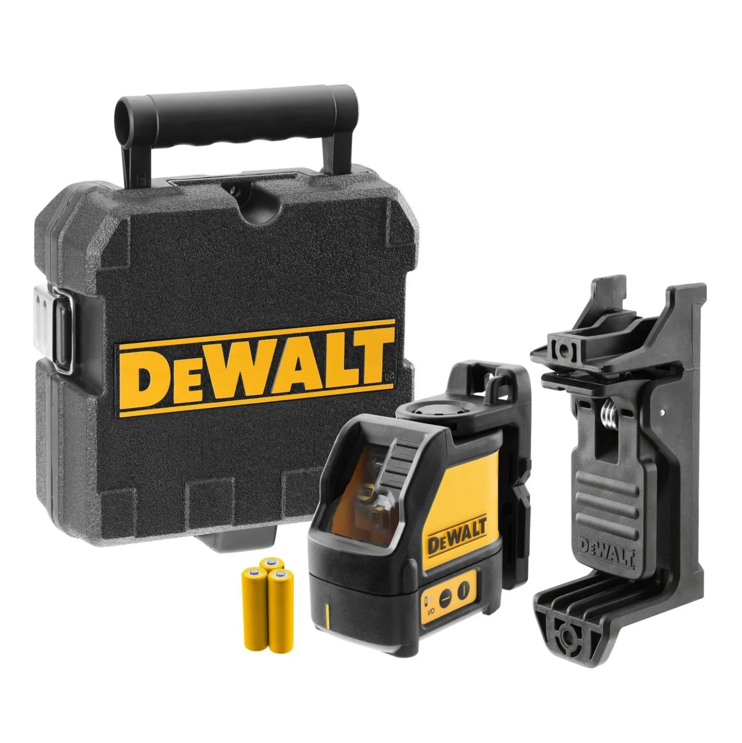 DeWALT DW088K-XJ Zelfnivellerende kruis-/lijnlaser in koffer - 2 lijnen - Rood - 15m