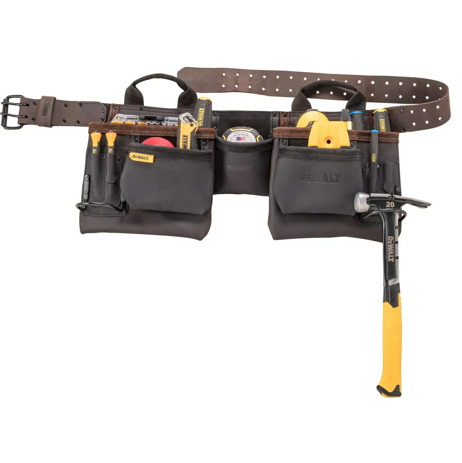 DeWALT DWST50112-1 Gereedschapsgordel - leer - Apron - 12 vakken