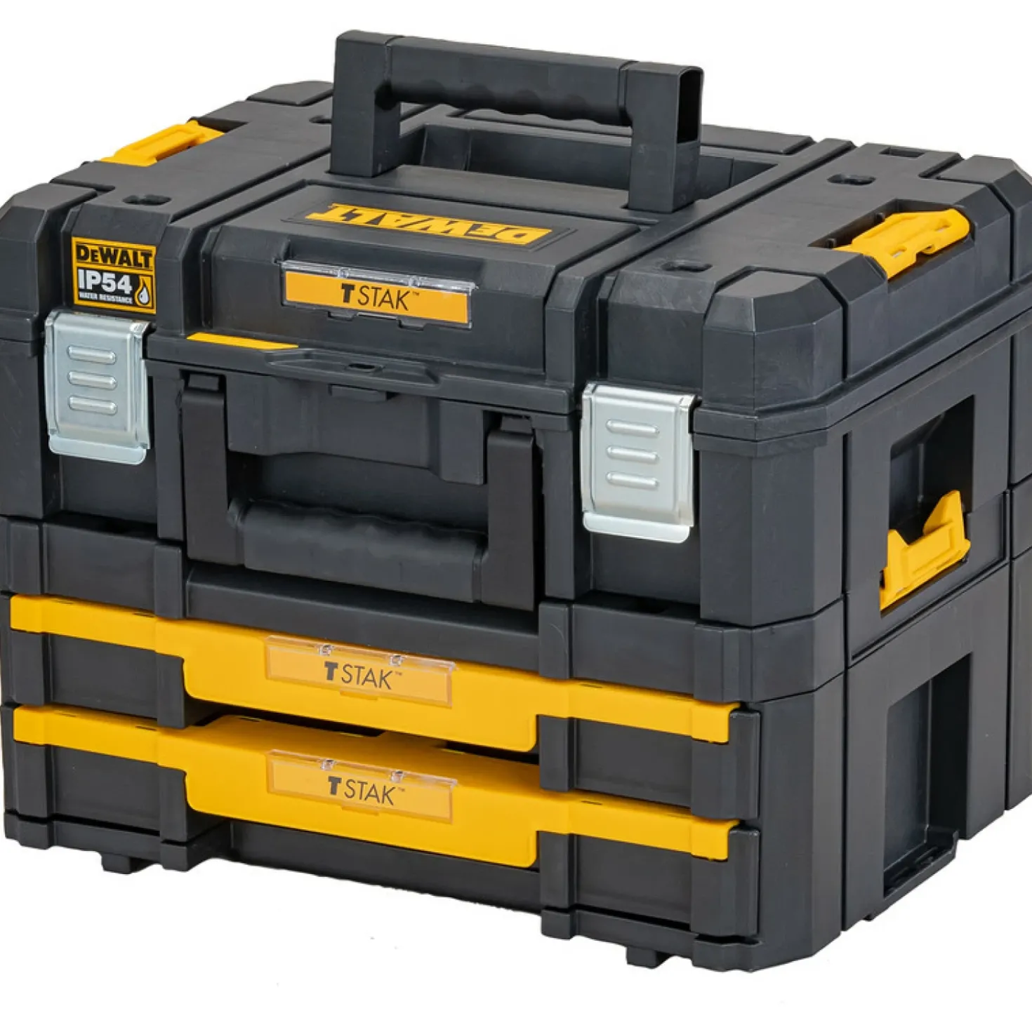 DeWALT DWST83395-1 TSTAK-Box II combokit gereedschapskoffer met twee ondiepe lades