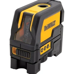 DeWALT DW0822-XJ Kruislijnlaser in koffer - 2 lijnen - rood - 10m - IP54
