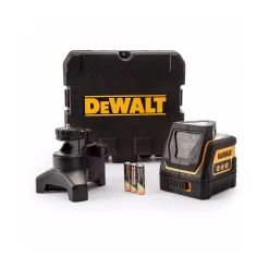 DeWALT DW0811-XJ Kruislijnlaser in koffer - 3x 360° + 1 verticaal - rood - 10m - IP54
