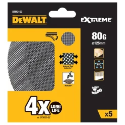 DeWALT Mesh schuurgaas 125mm 5st