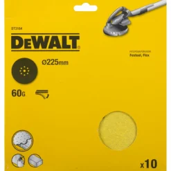 DeWALT Schuurschijf 225mm 9 gaten 10st