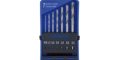 Dremel 628 HSS Metaal-spiraalboren set - 0,8 / 1,2 / 1,6 / 2,0 / 2,4 / 2,8 / 3,2mm