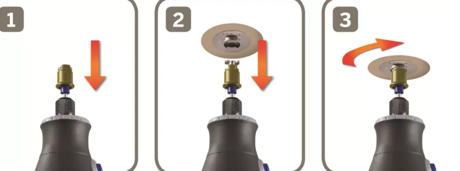 Dremel 2615S402JB Opspaandoorn - 3,2mm
