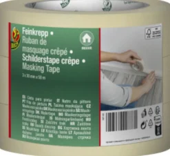 Duck Tape 107-05 Masking Tape Basic - 3-pack - 30mm x 50m
