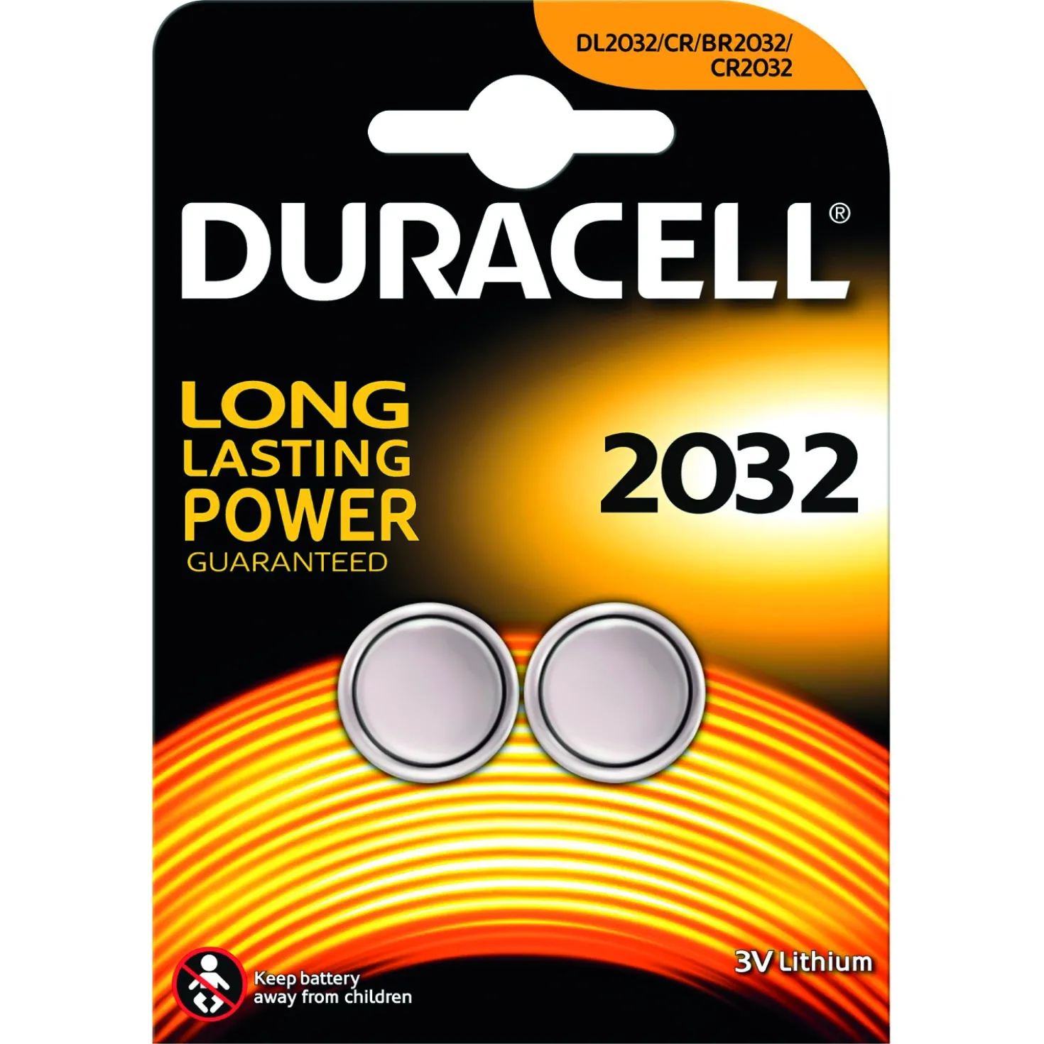 Duracell D203921 Lithium knoopcel batterij CR 2032 - 2st
