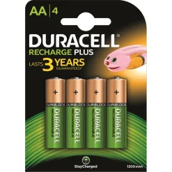 Duracell D039247 Oplaadbare batterij AA - 1300 mAh NiMH - 4st