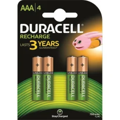 Duracell D090231 Oplaadbare batterij AAA - 750 mAh NiMH - 4st