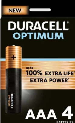 Duracell D137516 Optimum alkaline batterij AAA - 4st
