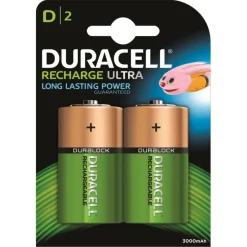 Duracell 3100000229 oplaadbare batterij ultra NiMH D A2 3000mAh