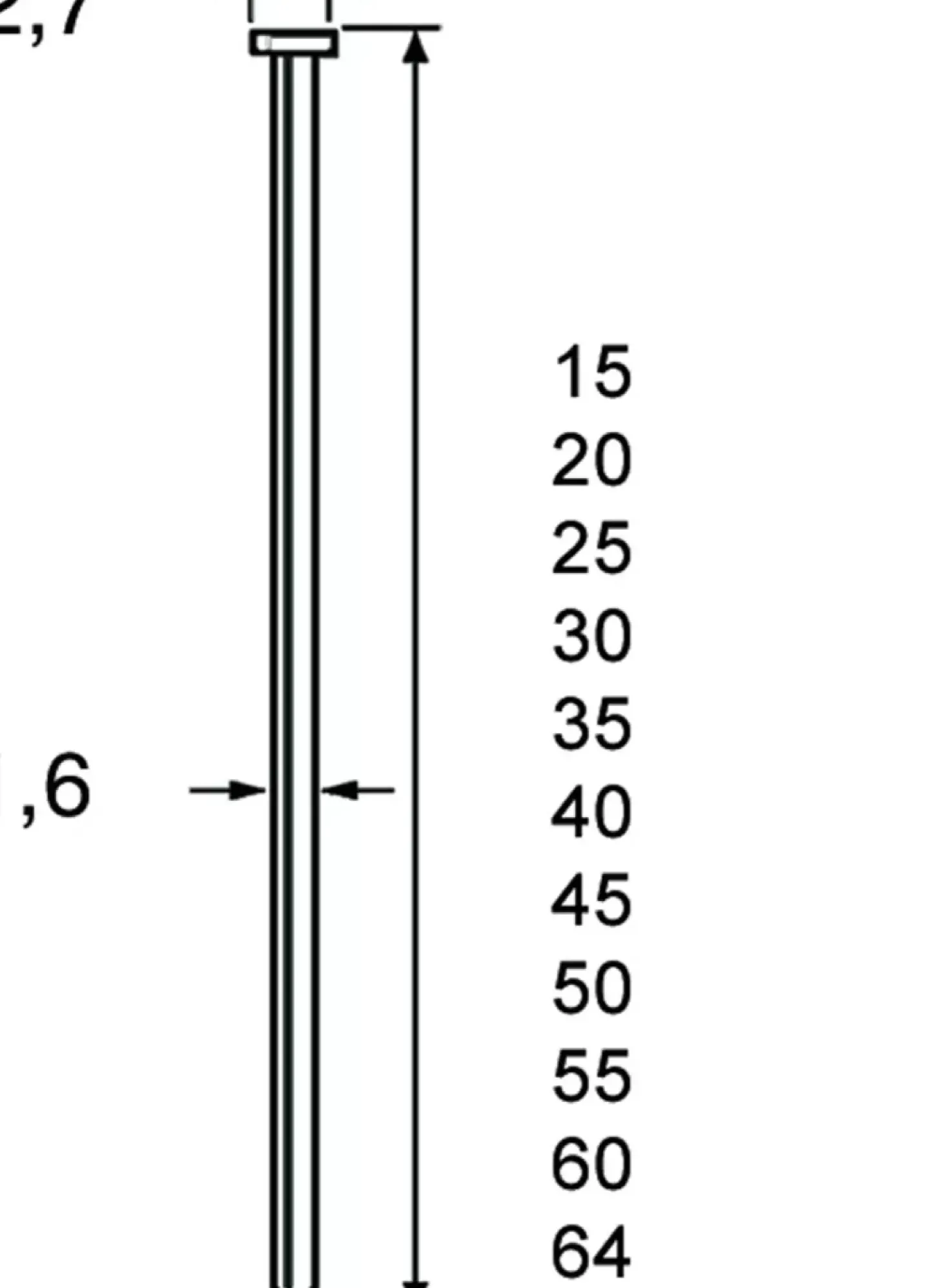 Dutack Fasteners 5138055 Brad - SKN16-20° - RVS - 1,6 x 32mm (2000st)
