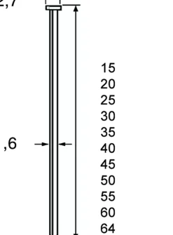 Dutack 5138043 SKN16 Brad - RVS - 1,6 x 40mm (2500st)
