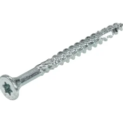 DynaPlus Constructieschroef - TX30 - Platkop - Deeldraad - Verzinkt - 100st