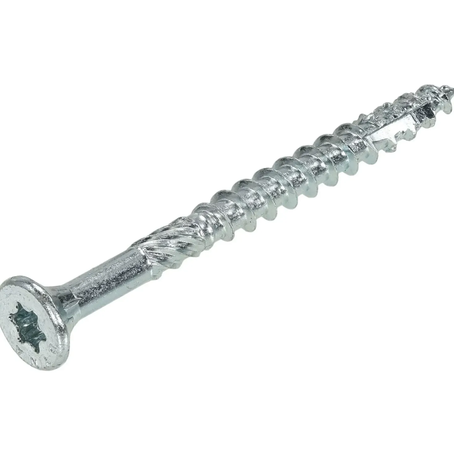 DynaPlus Constructieschroef - TX30 - Platkop - Deeldraad - Verzinkt - 100st