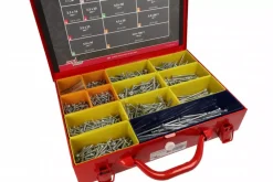 Dynaplus 0289.01.00410 1600-delige Spaanplaatschroevenset - Indoor - Verzinkt - Torx