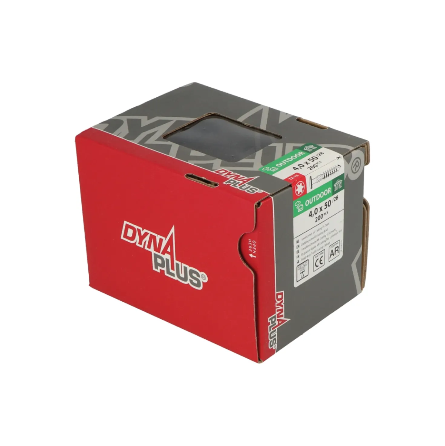 DynaPlus Gevelschroef - TX20 - Cilinderkop - Deeldraad - Gecoat - 200st