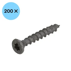 DynaPlus Unischroef - TX20 - Platkop - Voldraad - Gecoat - 200st