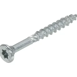 DynaPlus 0281.01.17602 Unischroef - TX15 - 3.5 x 40/24mm - Platkop - Deeldraad - Verzinkt (200st)