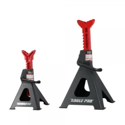 Eagle Pro E-1525C professionele garagekrik extra laag 2.5T + E-1903 Assteunen 2 stuks 3T