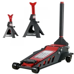 Eagle Pro E-1525C professionele garagekrik extra laag 2.5T + E-1903 Assteunen 2 stuks 3T