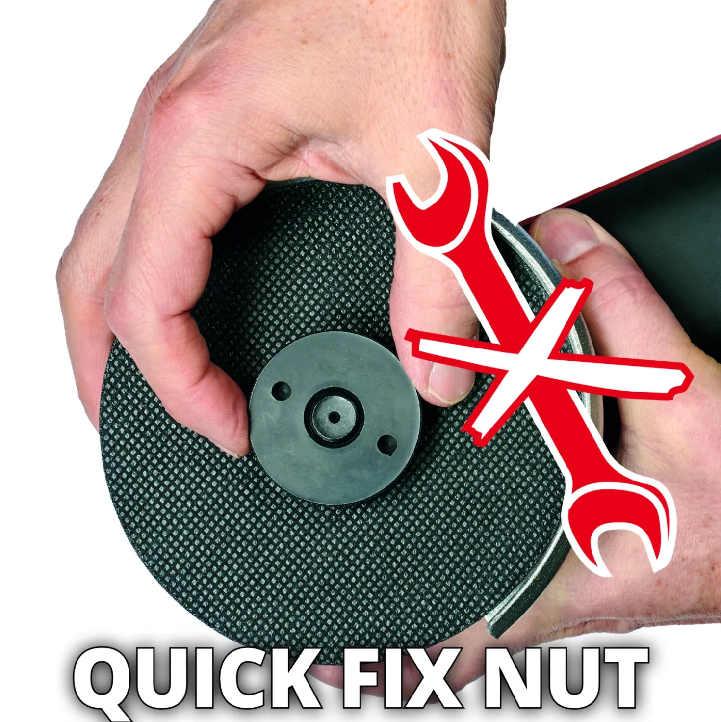 Einhell AXXIO 18/125 Q BL Solo 18V Li-Ion accu haakse slijper body - 125 x 33 mm - koolborstelloos