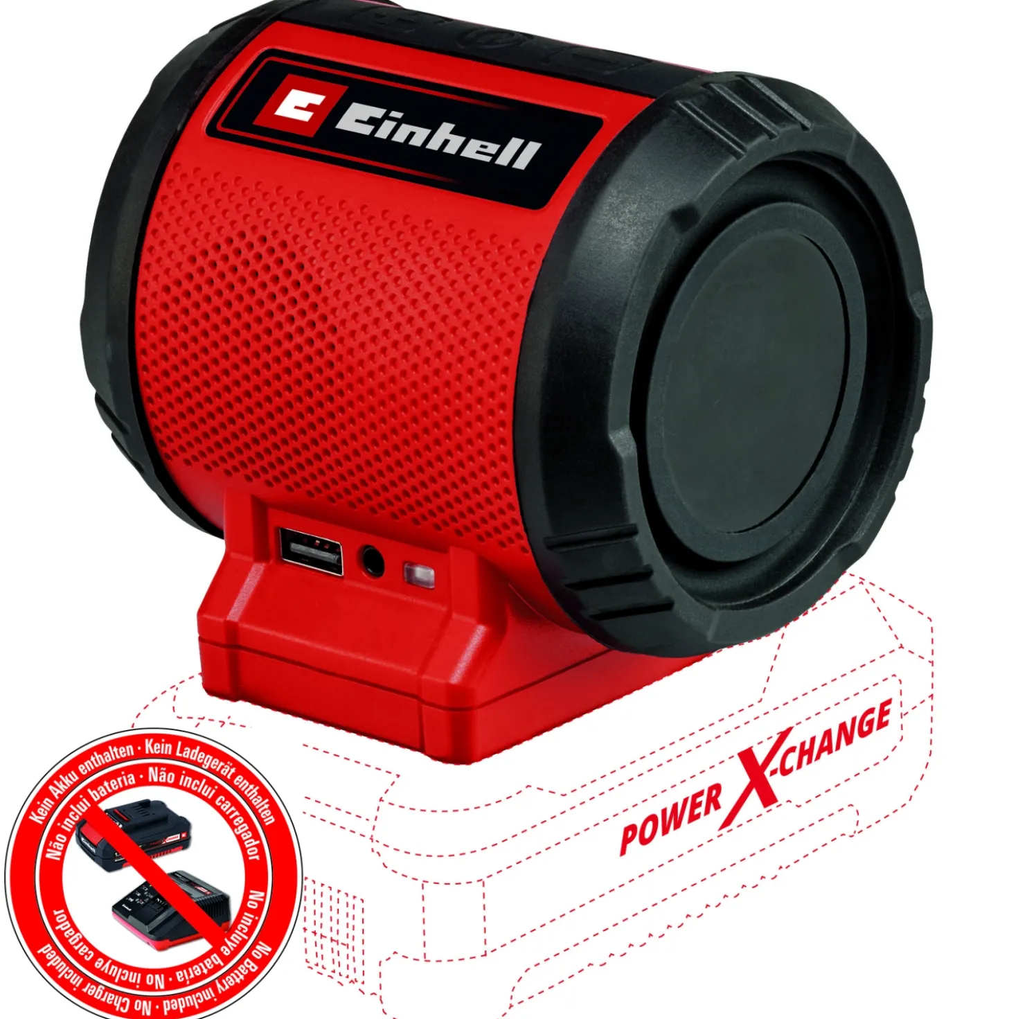 Einhell TC-SR 18 Li BT Solo 18V Li-Ion accu speaker body - bluetooth
