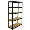 Erro ErroREK175DB Stellingkast zwart - 5 legborden