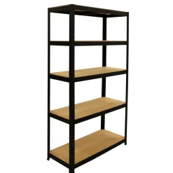Erro ErroREK175DB Stellingkast zwart - 5 legborden