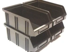 Erro 160802ZW Muurstrip met 4 B2 bakjes - 205 x 170 x 140mm