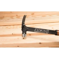 Estwing EB-15SR rechte klauwhamer Ultra - vinyl zwarte handgreep - 420 gram kopgewicht