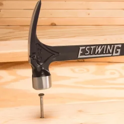 Estwing EB-15SR rechte klauwhamer Ultra - vinyl zwarte handgreep - 420 gram kopgewicht