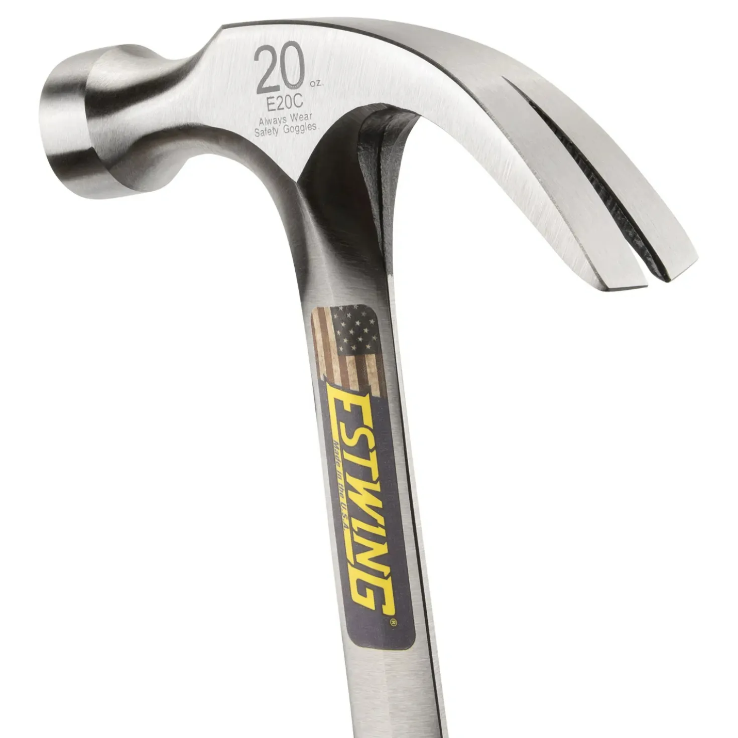 Estwing E20C Gebogen klauwhamer - leren handgreep