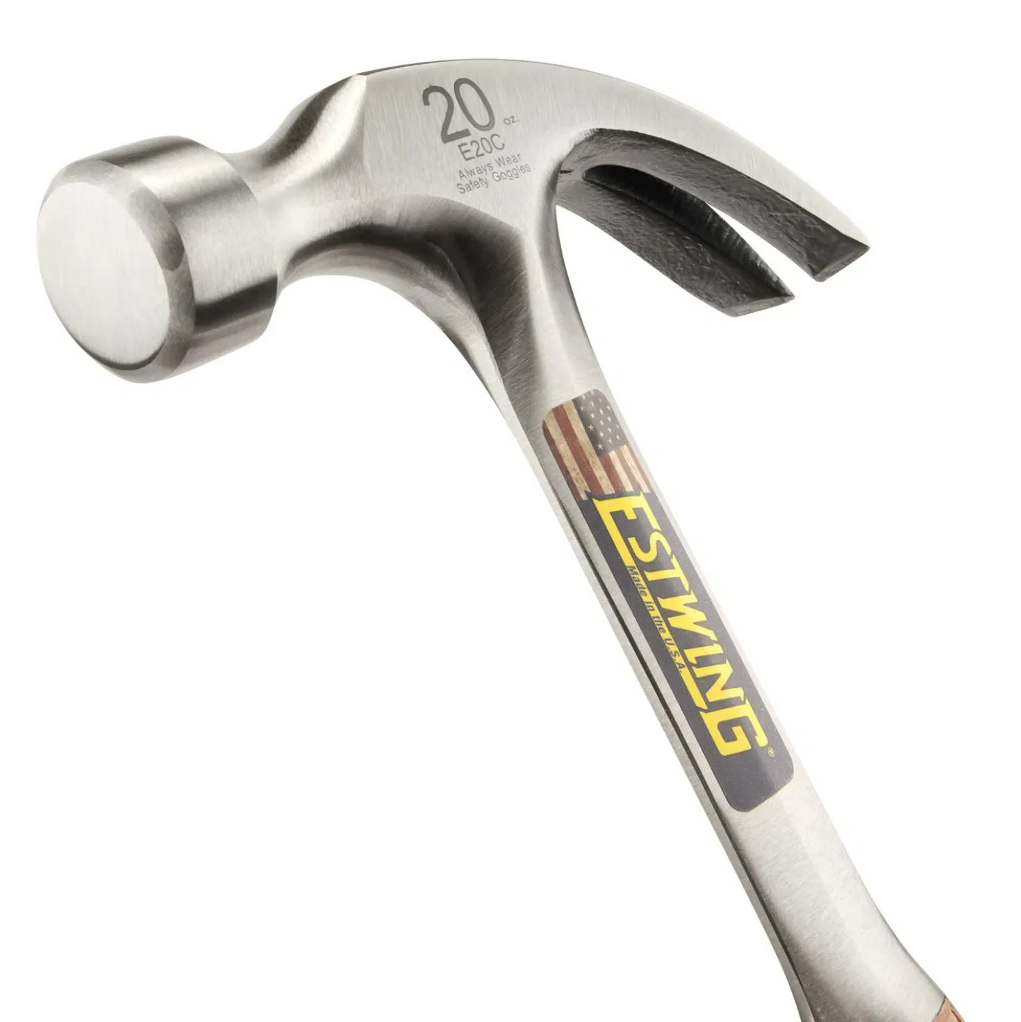 Estwing E20C Gebogen klauwhamer - leren handgreep