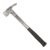Estwing 02-45TIBKM Rechte titanium klauwhamer - vinyl zwart handgreep - 370 gram kopgewicht