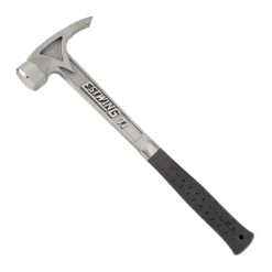 Estwing 02-45TIBKM Rechte titanium klauwhamer - vinyl zwart handgreep - 370 gram kopgewicht