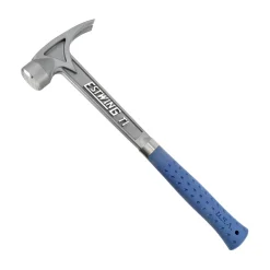 Estwing 02-45TIBLM Rechte titanium klauwhamer - vinyl blauwe handgreep - 370 gram kopgewicht