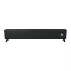 EUROM Alutherm Baseboard 2000 Wi-Fi Black Convectorkachel - 2000W - 80m3