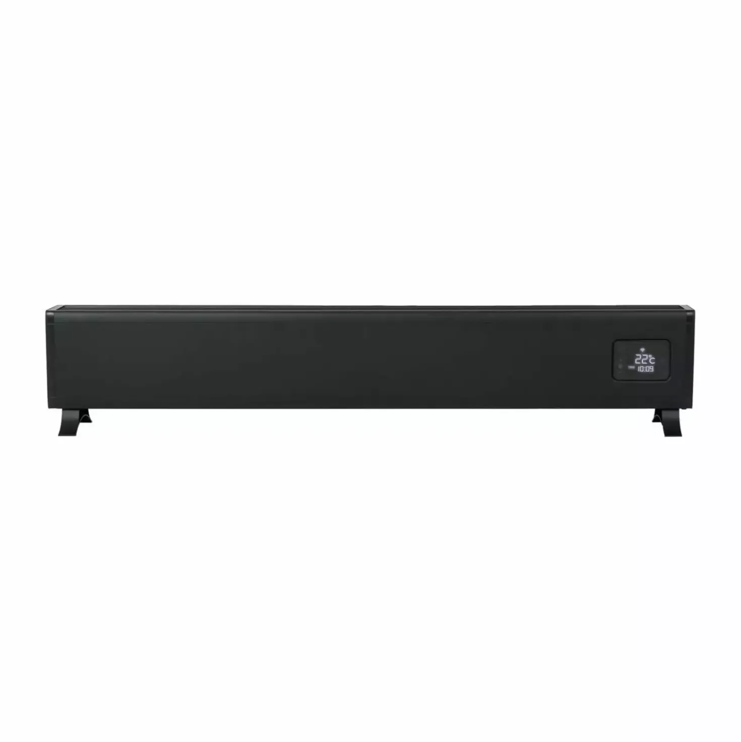 EUROM Alutherm Baseboard 2000 Wi-Fi Black Convectorkachel - 2000W - 80m3