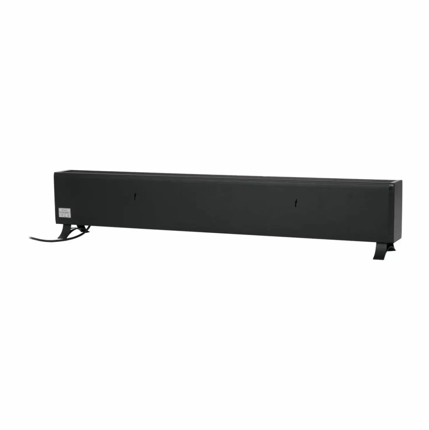 EUROM Alutherm Baseboard 2000 Wi-Fi Black Convectorkachel - 2000W - 80m3