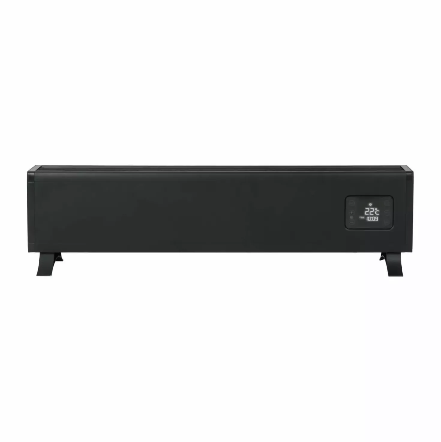 EUROM Alutherm Baseboard 1000 Wi-Fi Black Convectorkachel - 1000W - 40m3