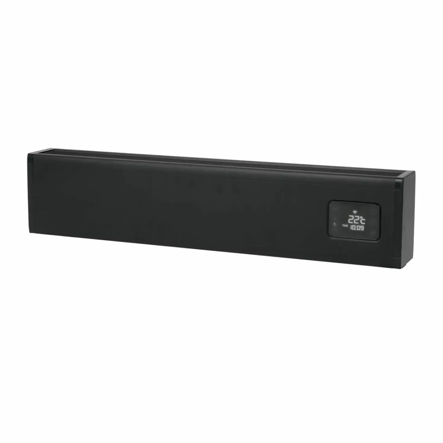 EUROM Alutherm Baseboard 1000 Wi-Fi Black Convectorkachel - 1000W - 40m3