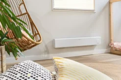 EUROM Alutherm Baseboard 1000 Wi-Fi White Convectorkachel - 1000W - 40m3