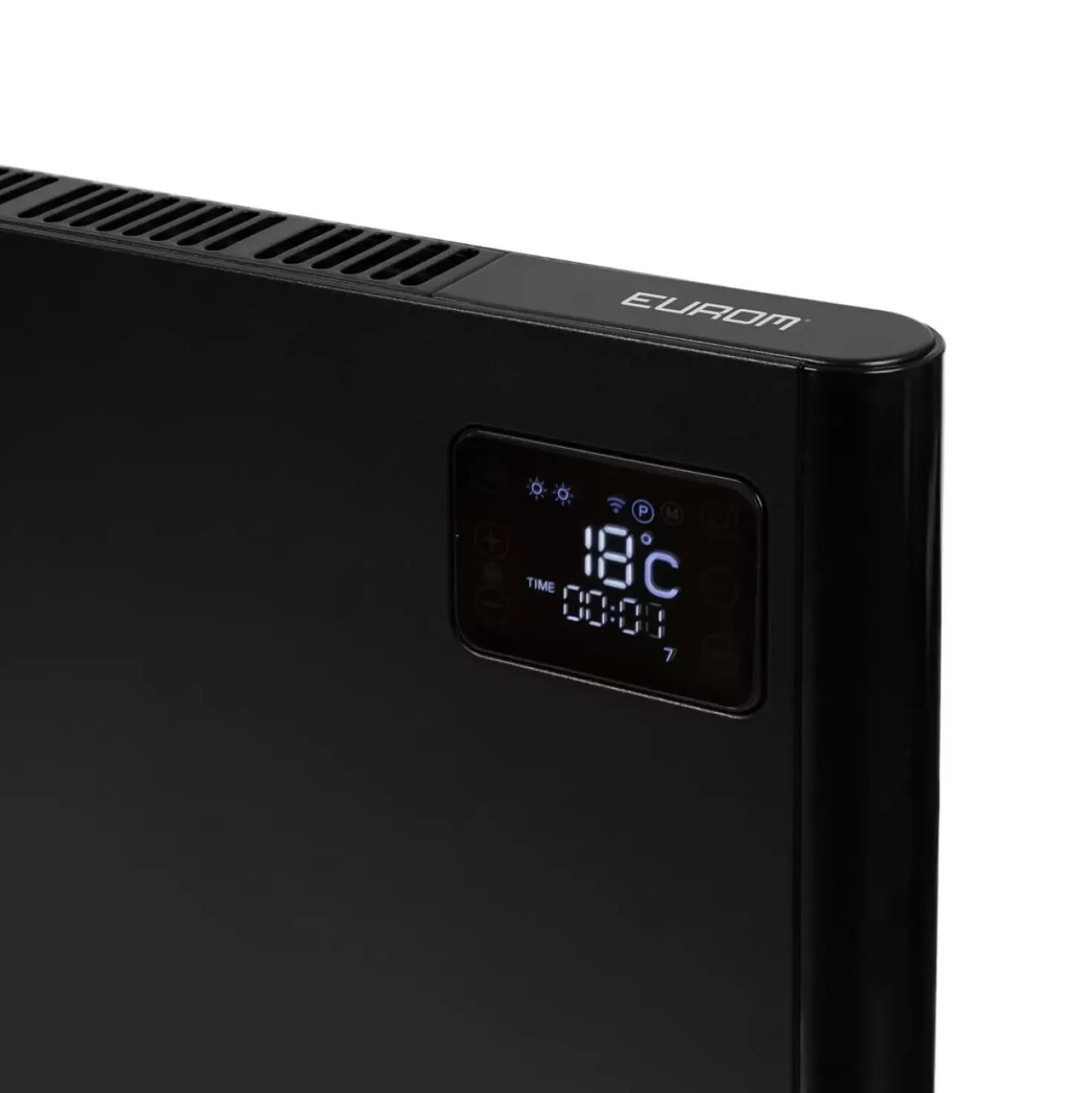 EUROM Alutherm 2000 Wifi Black Convectorkachel - 2000W - 80m3
