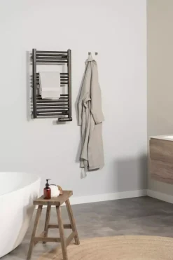 EUROM Sani Towel 500 badkamerkachel - 500W - zwart