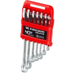 Facom 40B.JP7PB 7-delige Ringsteeksleutelset in houder - 8-19mm