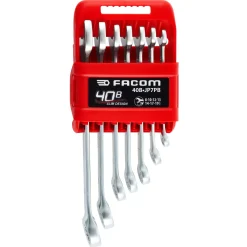Facom 40B.JP7PB 7-delige Ringsteeksleutelset in houder - 8-19mm