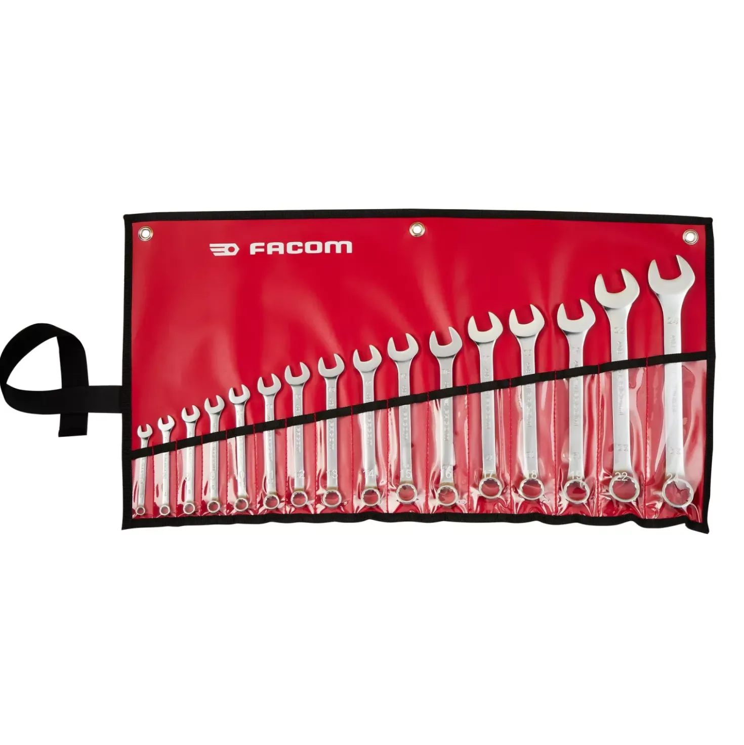 Facom 40B.JV16PB 16-delige Ringsteeksleutelset in etui - 6-24mm